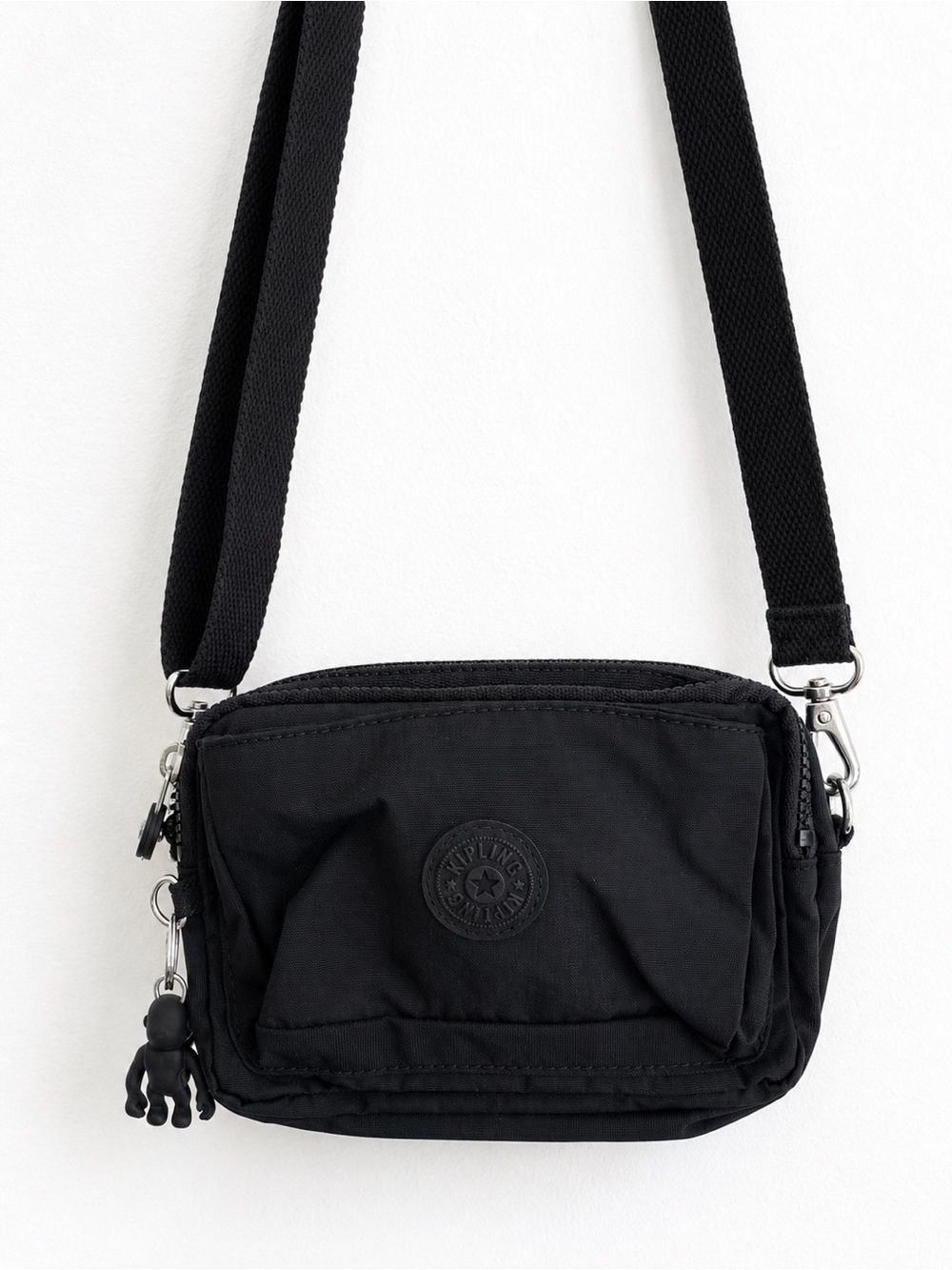 Kipling Live Light Black Nylon Crossbody Belt Bag Fanny Pack